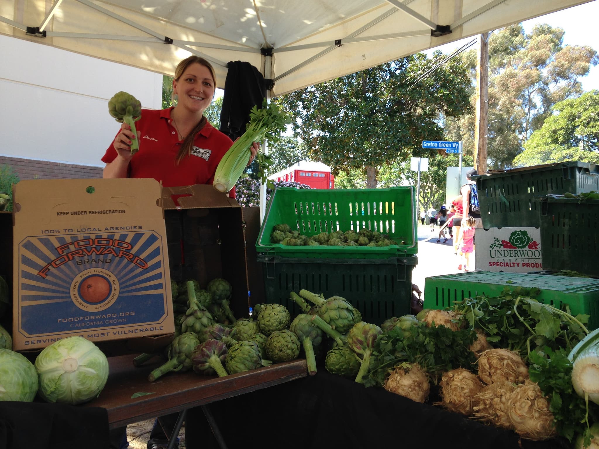 Underwood Farms at the Farmers Market