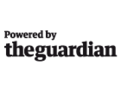 Logo reading Powered by theguardian